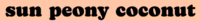 Sun Peony Coconut Coupon Codes
